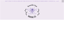 Tablet Screenshot of lavenderbee.com